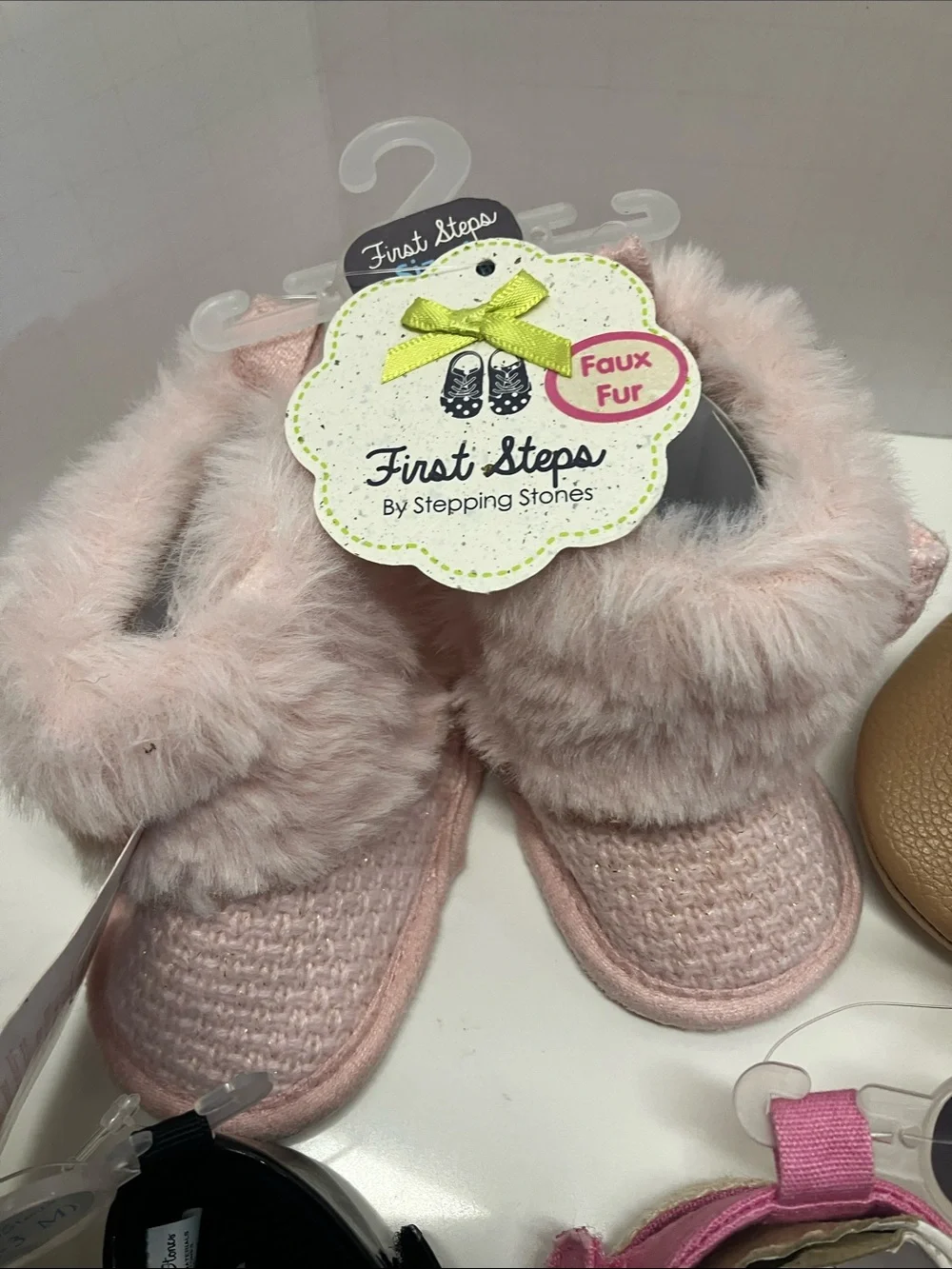 Five pairs Size 1 girls baby shoe lot